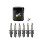 Wix Engine Oil Filter & NGK 6 Platinum Spark Plugs for Toyota Camry Supra