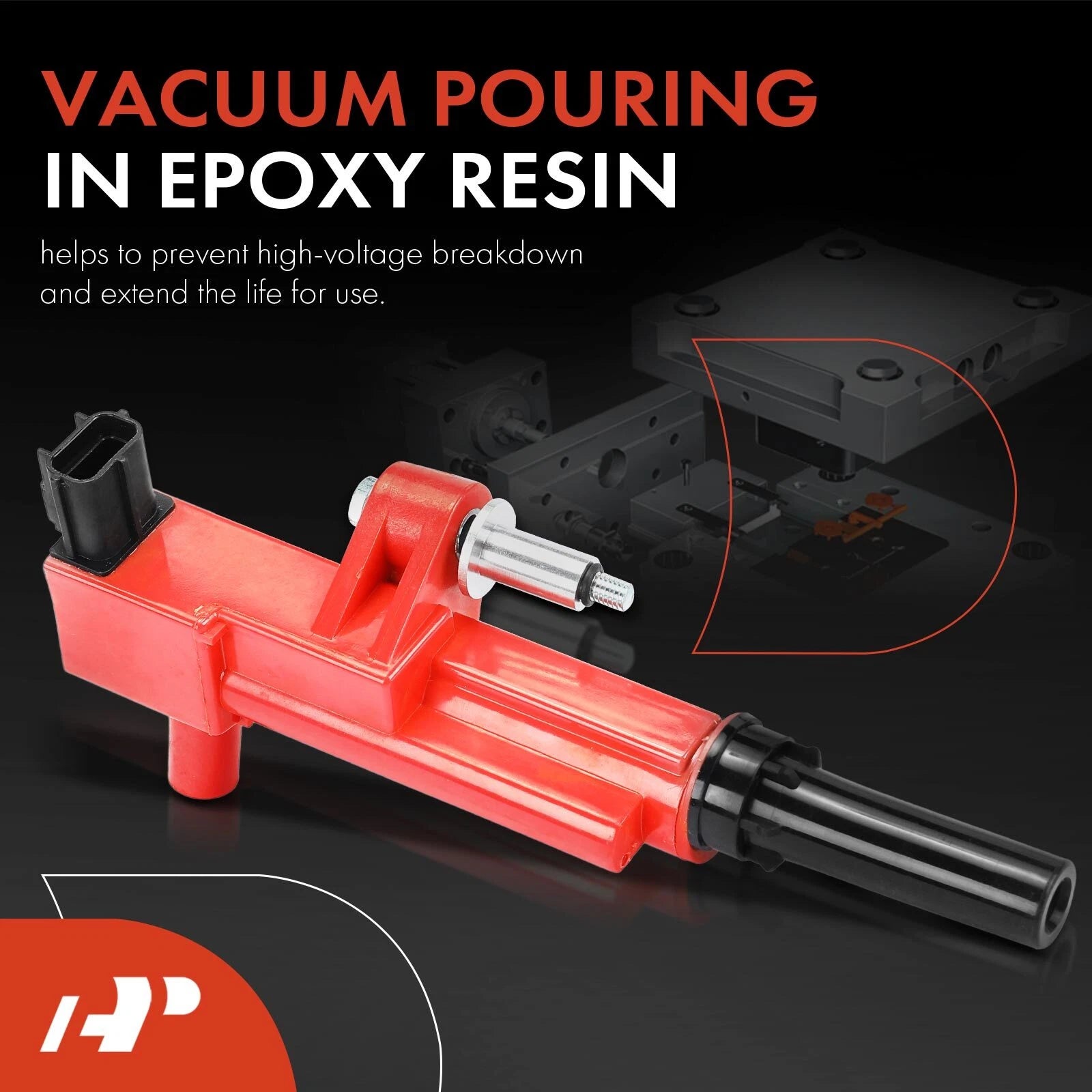 3X Red Ignition Coil for Ram 1500, Jeep Grand Cherokee (2011–2023)