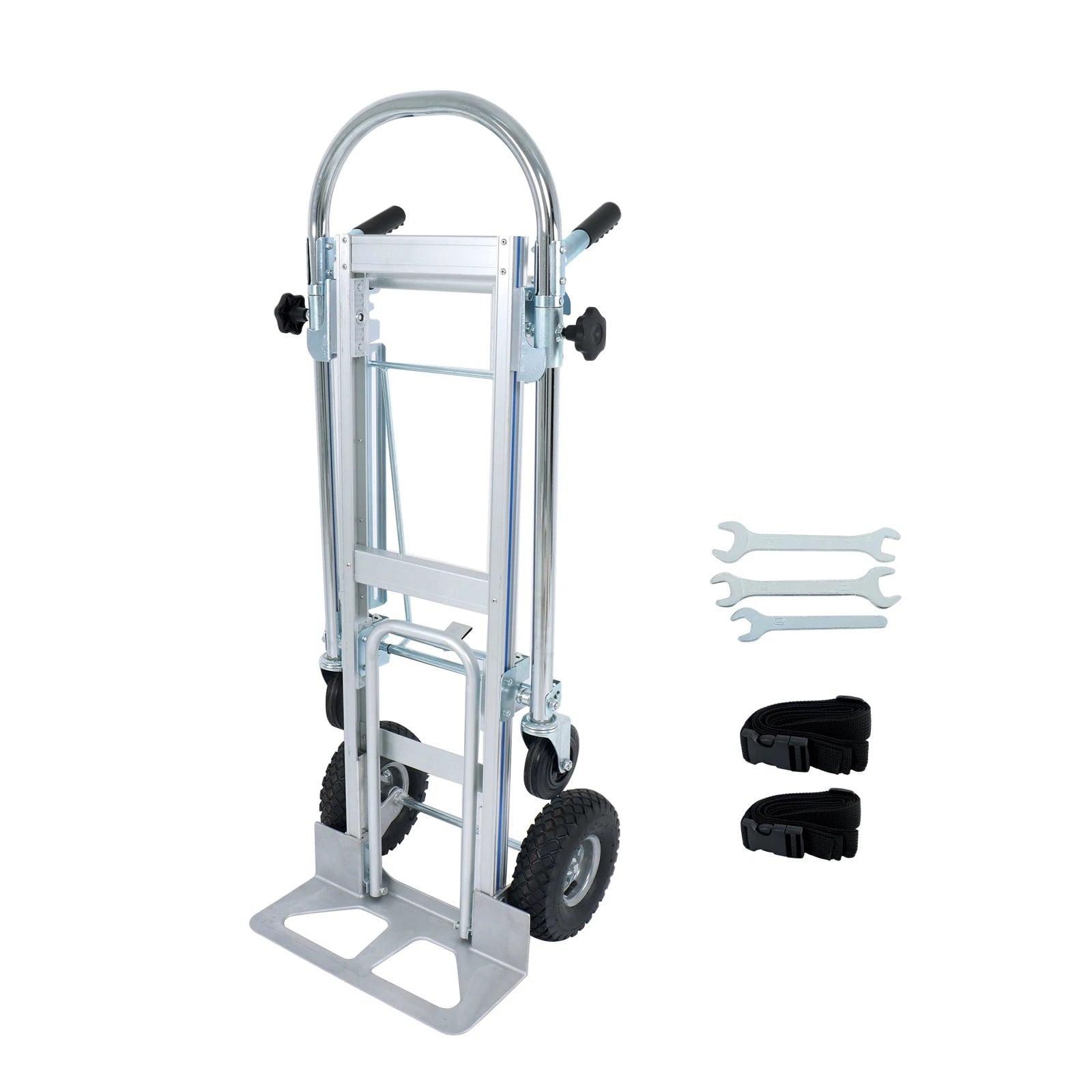 4-in-1 Aluminum Folding Hand Truck Trolley (1000 lbs Capacity)