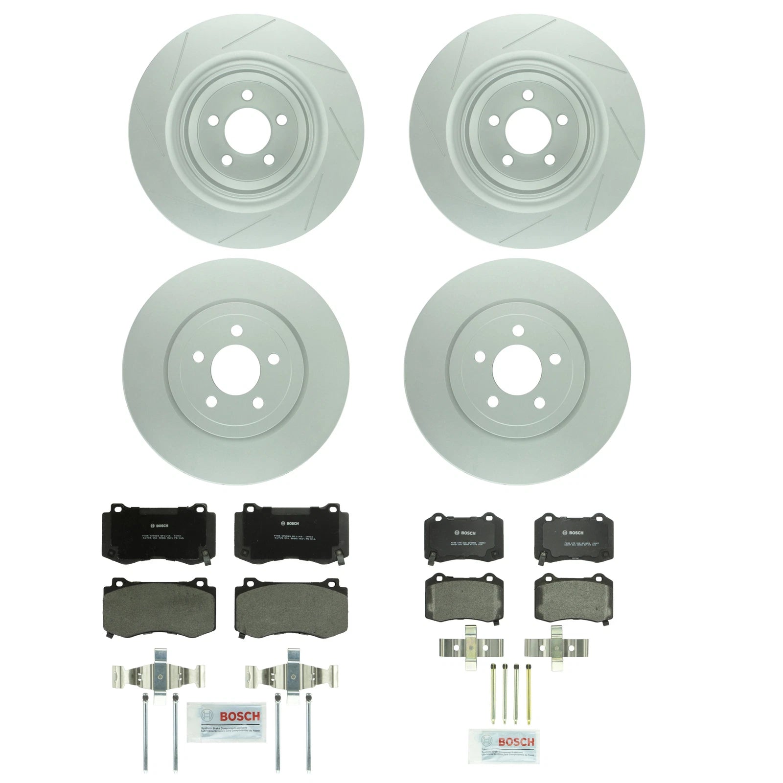 Brake Kit Disc Rotors & Semi-Metallic Pads for Dodge (345mm & 350mm)