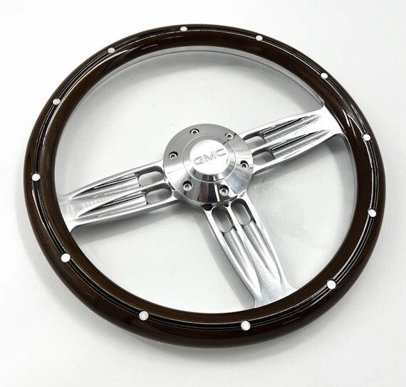 Polished Steering Wheel for GMC Chevy Trucks (1995–2001) 14 Inch