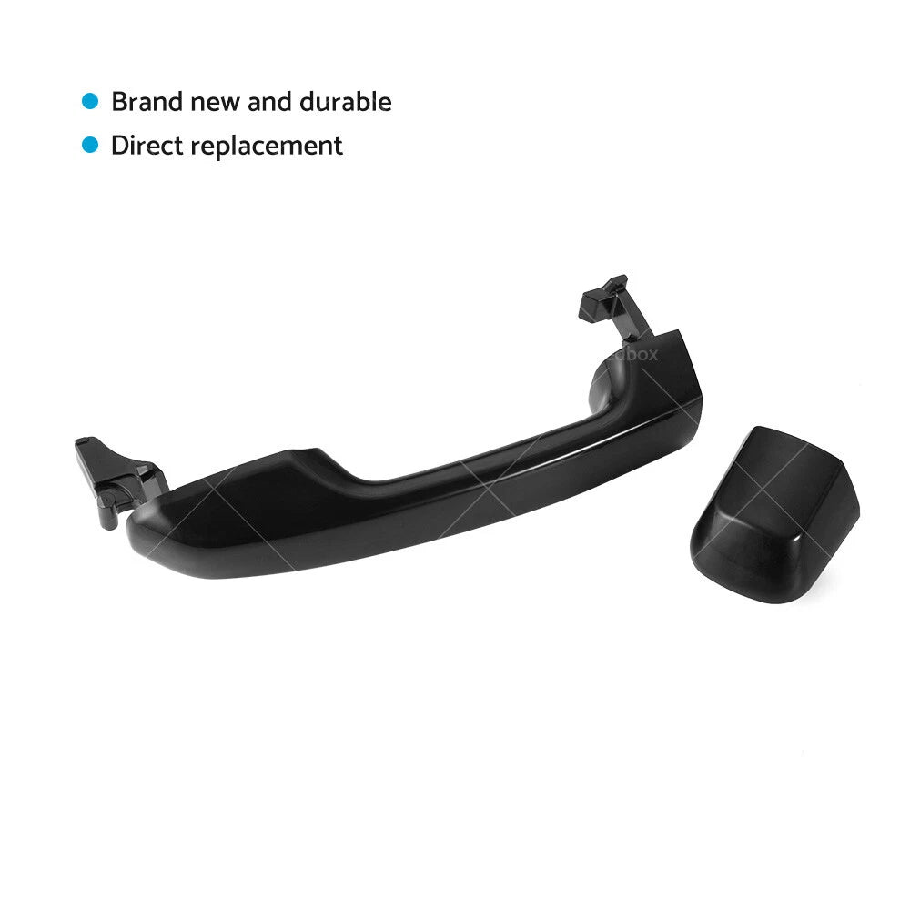 Rear Outer Door Handle Set for Toyota Prado J150 (2009–2020) - Black