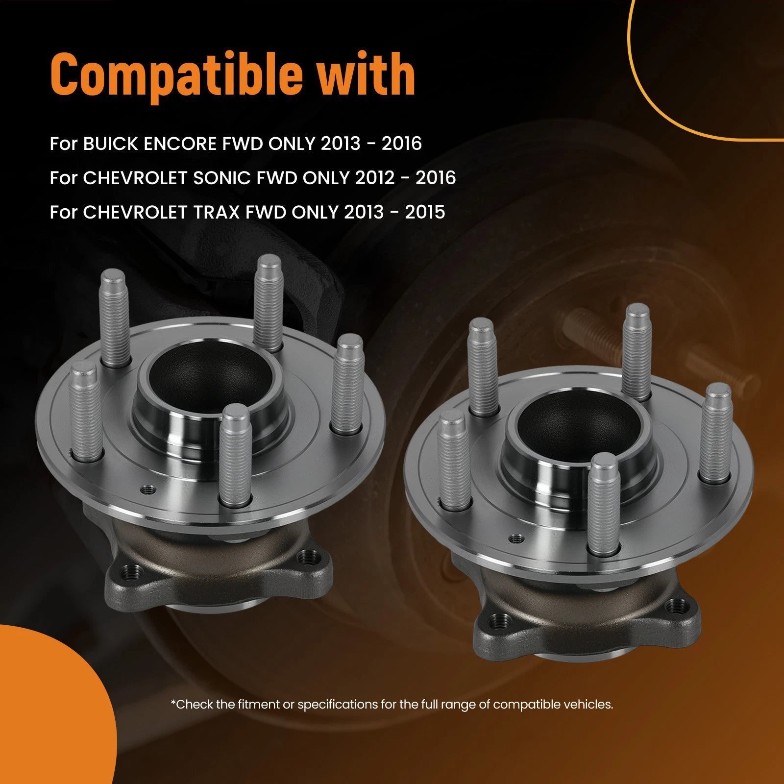 Rear Wheel Hub Assembly for Buick Encore/Sonic (2012–2016) 512438 13500592