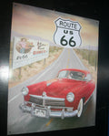 Route 66 Vintage Replica Tin Sign for Cafe Diner (94495)