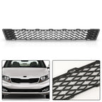 Front Lower Bumper Grille for Kia Optima (2011–2013) Textured Black Plastic