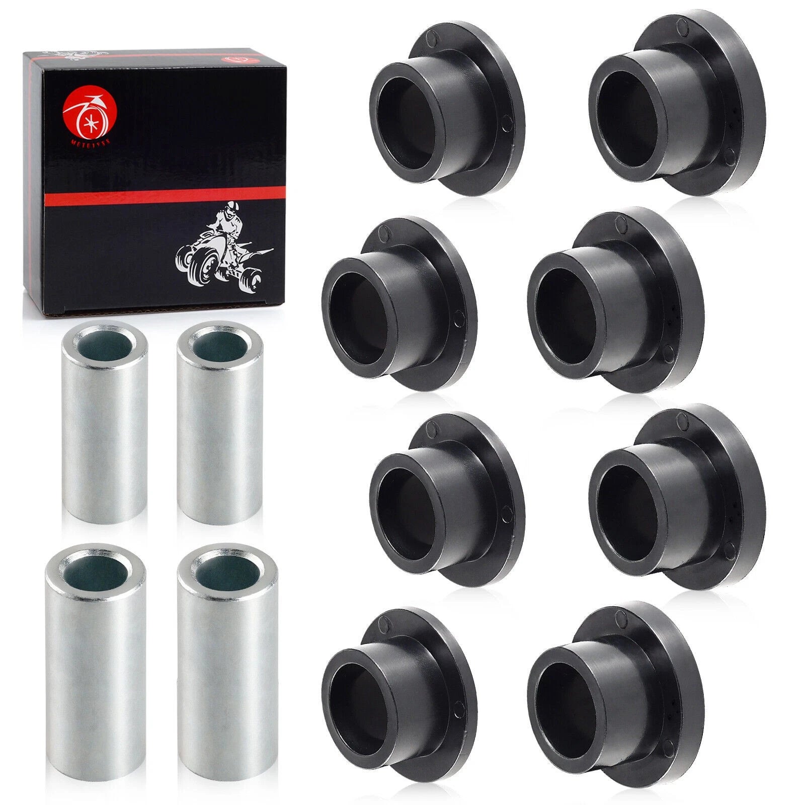 Front Shock Bushing Sleeve Kit for Polaris Ranger 800 (2010–2017), PRO XD (2019–2024)