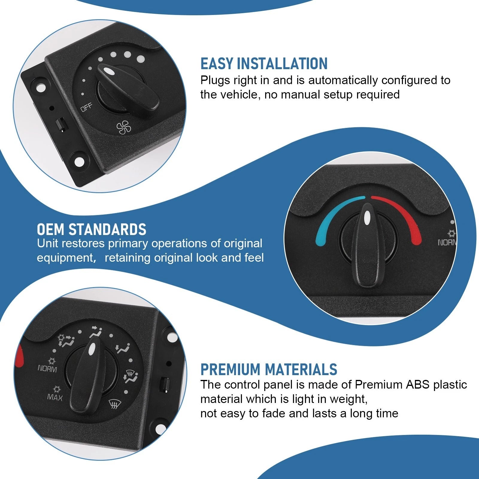AC Control Panel for International (2000-2023)