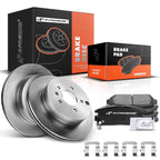 Rear Disc Brake Rotors & Ceramic Pads for Chevrolet Equinox (2007–2009)