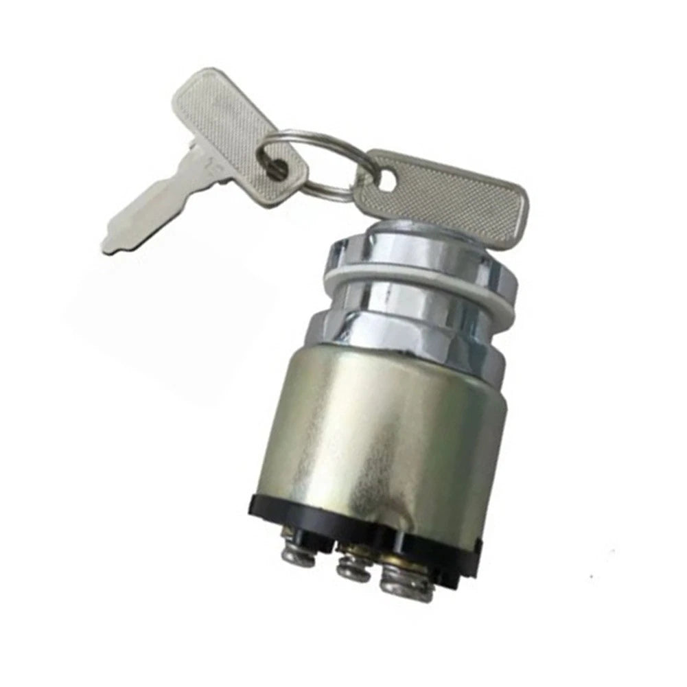 Ignition Switch 1012415 for Golf Cart (1983.5–1995) Silver Metal 2 Keys