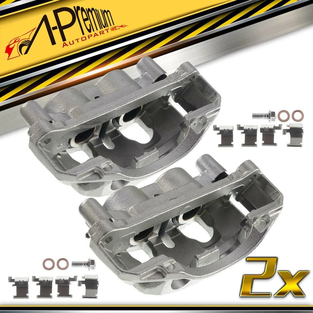 Pair Front Brake Calipers for Chevy Silverado Sierra 2500 HD (2011–2019)