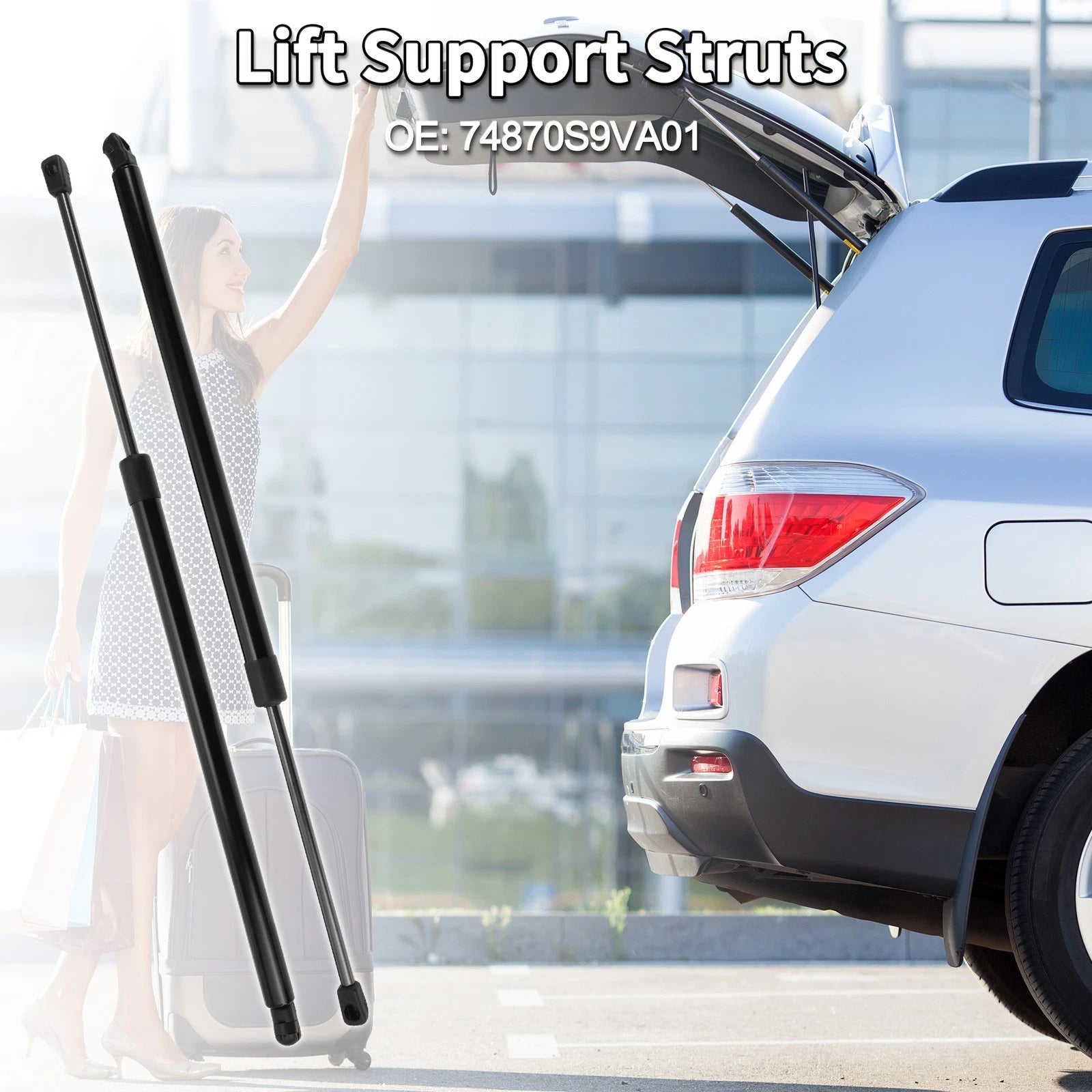 Rear Hatch Lift Supports Struts No. 74870S9VA01 for Honda Pilot (2003–2008)