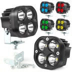 2X 3-Inch LED Cube Pods Work Lights for ATV (Offroad)
