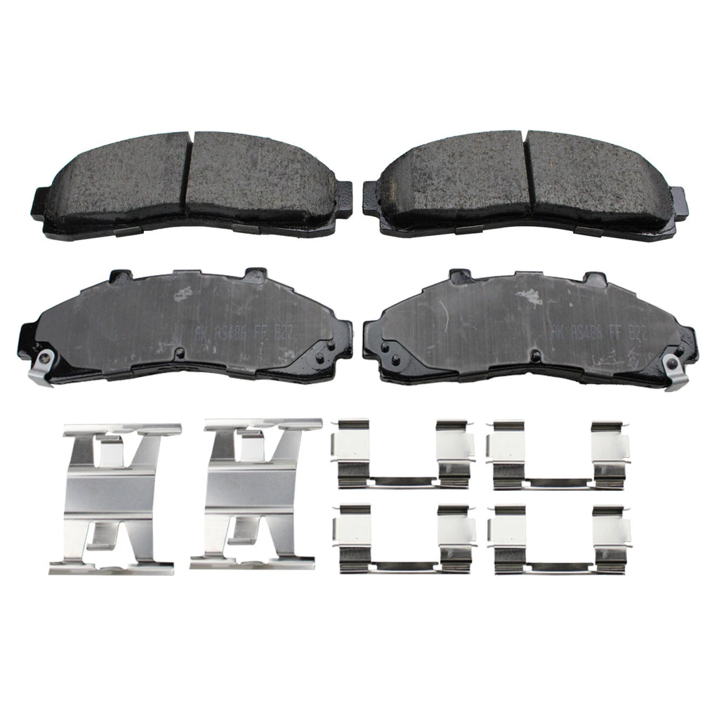 Set of 4 Akebono Front ProAct Disc Brake Pads for Ford Explorer Ranger (1991–2011)