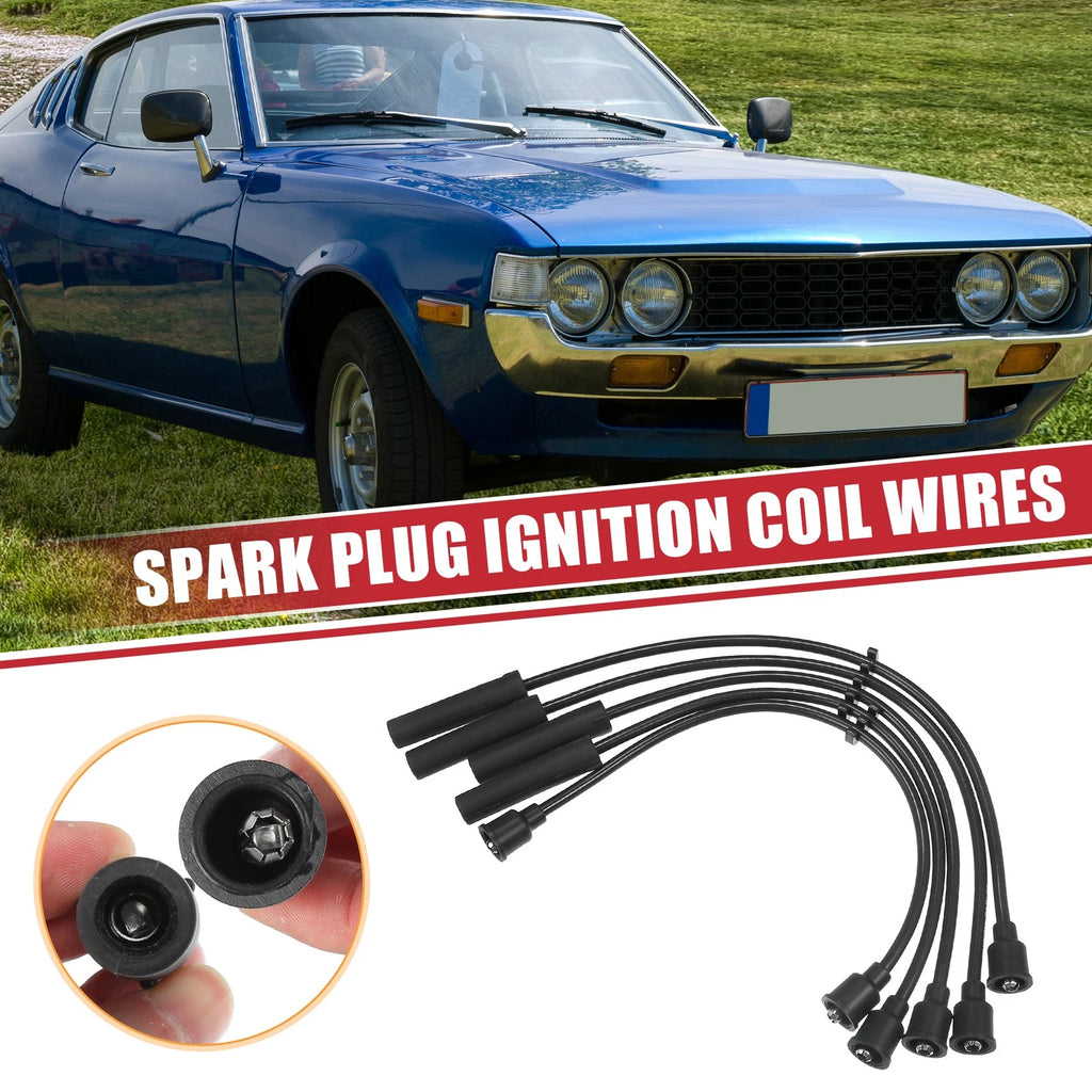 5 Pcs Spark Plug Wire Ignition Coil Cable for Toyota Celica Pickup (1990–1999)