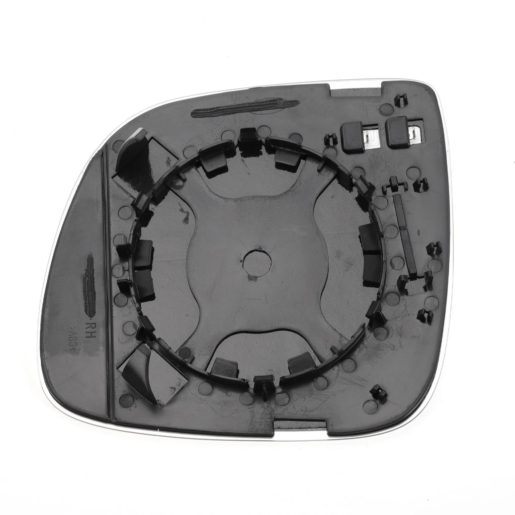 Right Side Heated White Mirror Glass for Volkswagen Touareg (2007–2010)