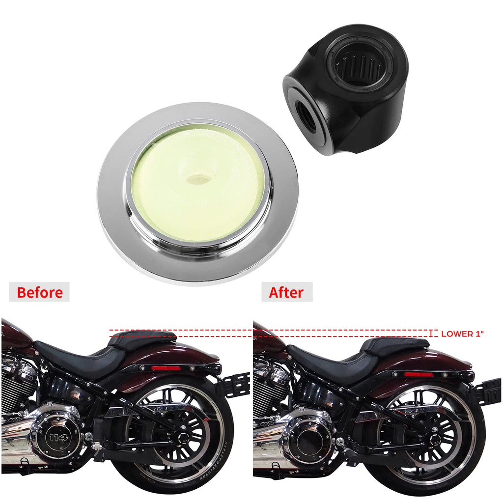 1" Rear Shock Lowering Kit for Harley Softail (2018–2025)