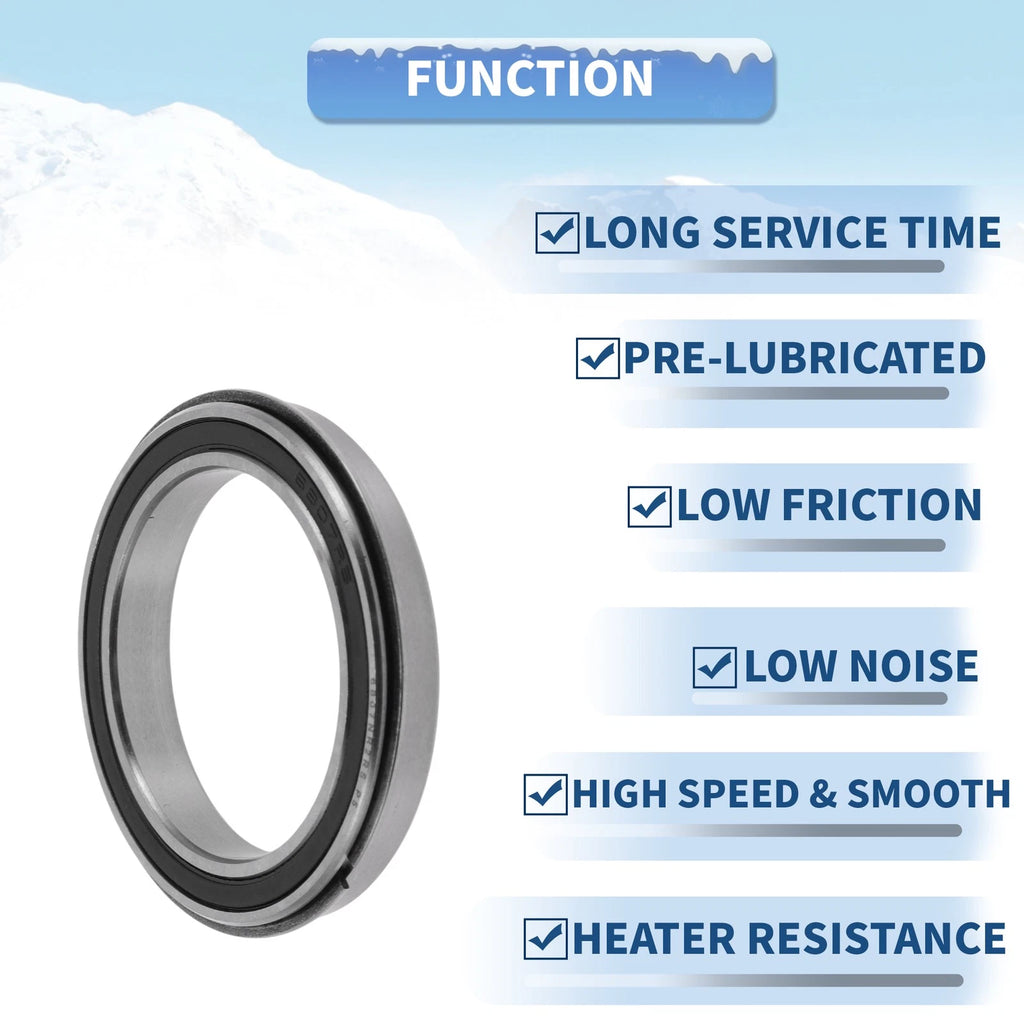 Deep Groove Ball Bearing 6807NR2RS for Scooter Skateboard (35x47x7mm)