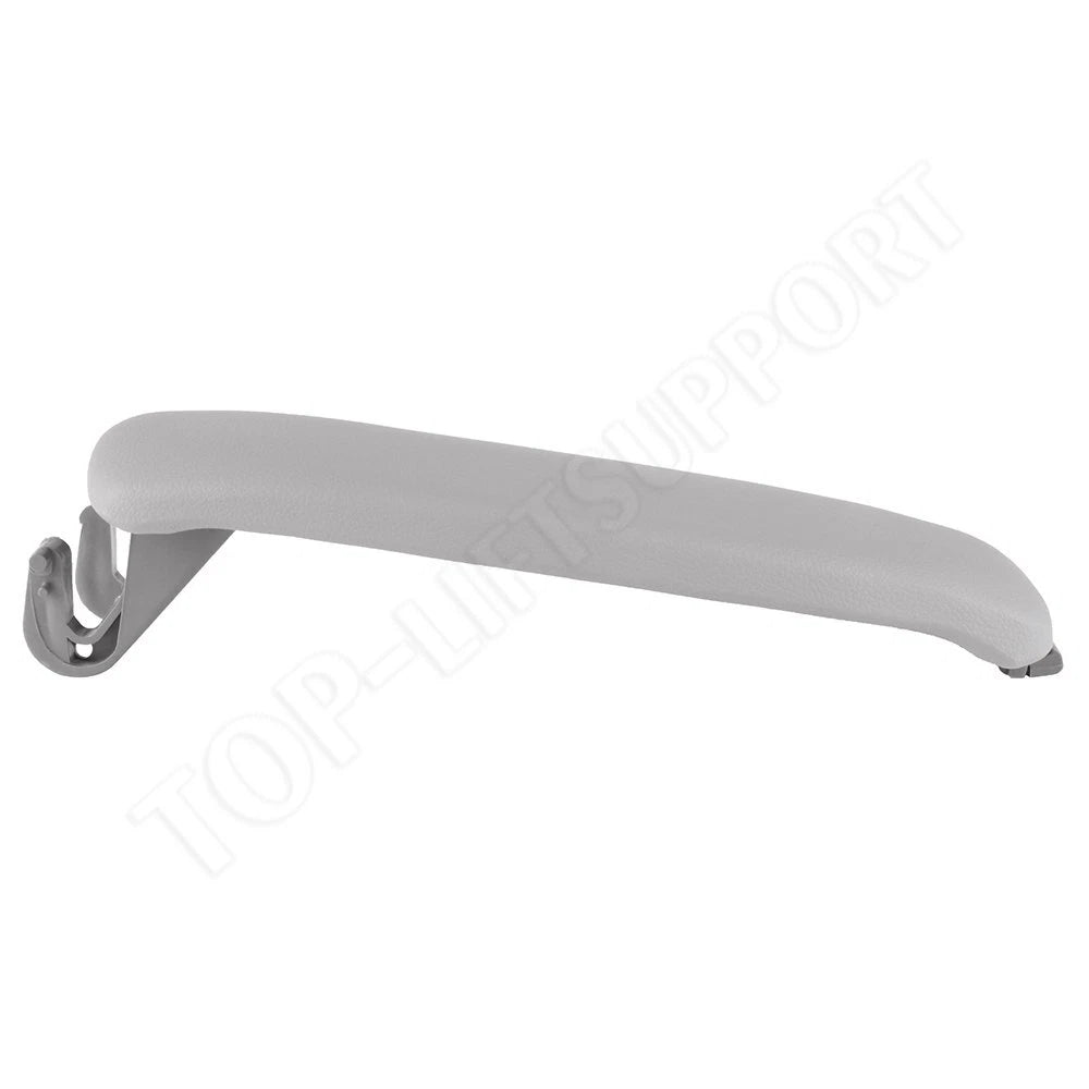 PU Leather Center Console Arm Rest Box Cover for Audi (2002–2007) Gray