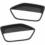Pair of Black ABS Interior Door Panel Inserts for Ford Mustang (2005-2009)