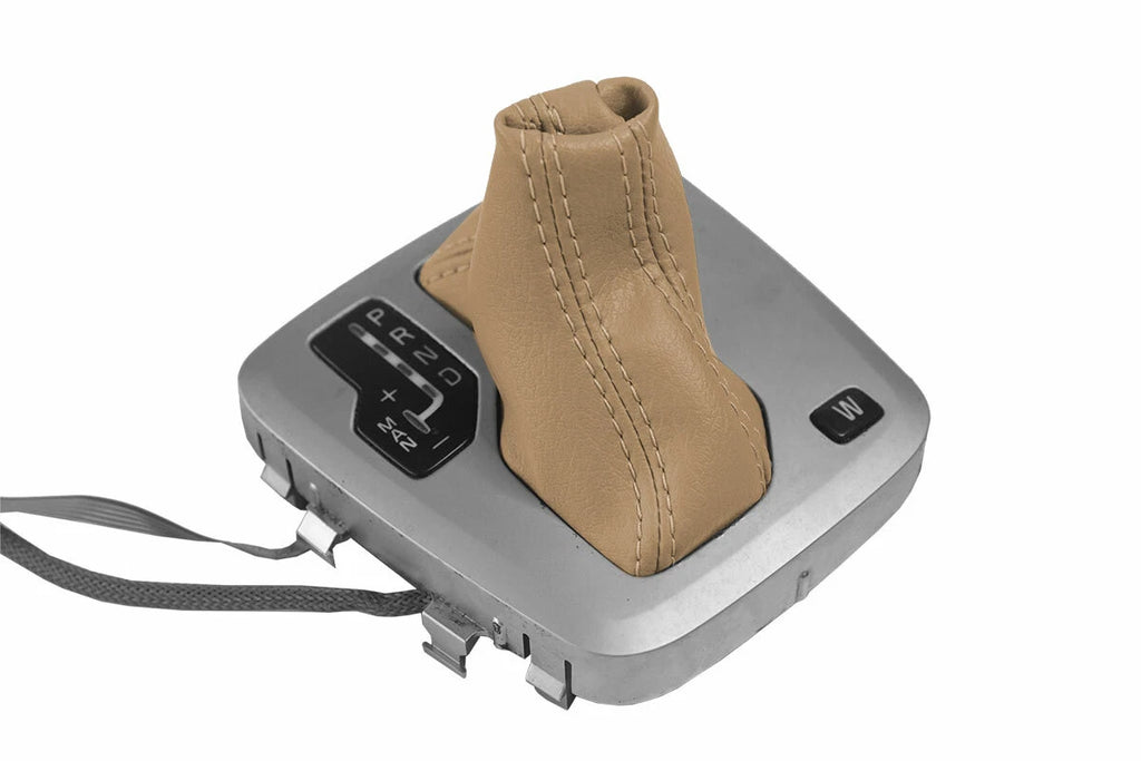 Automatic Shift Boot Cover for Volvo XC90 (2003–2014) Beige Leather