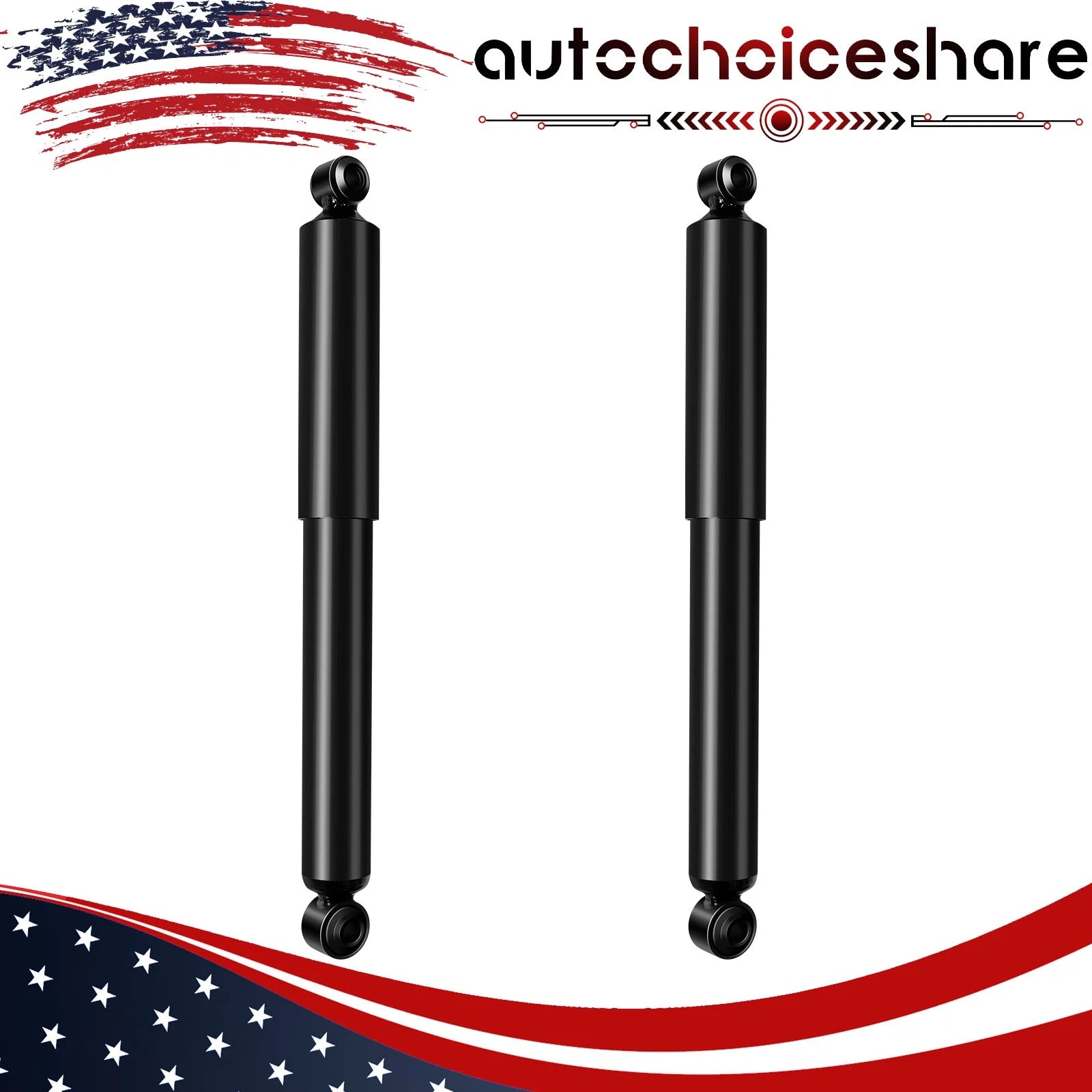 Rear Shock Absorbers Pair for Nissan Frontier (2005–2019) & Suzuki Equator (2009–2012)