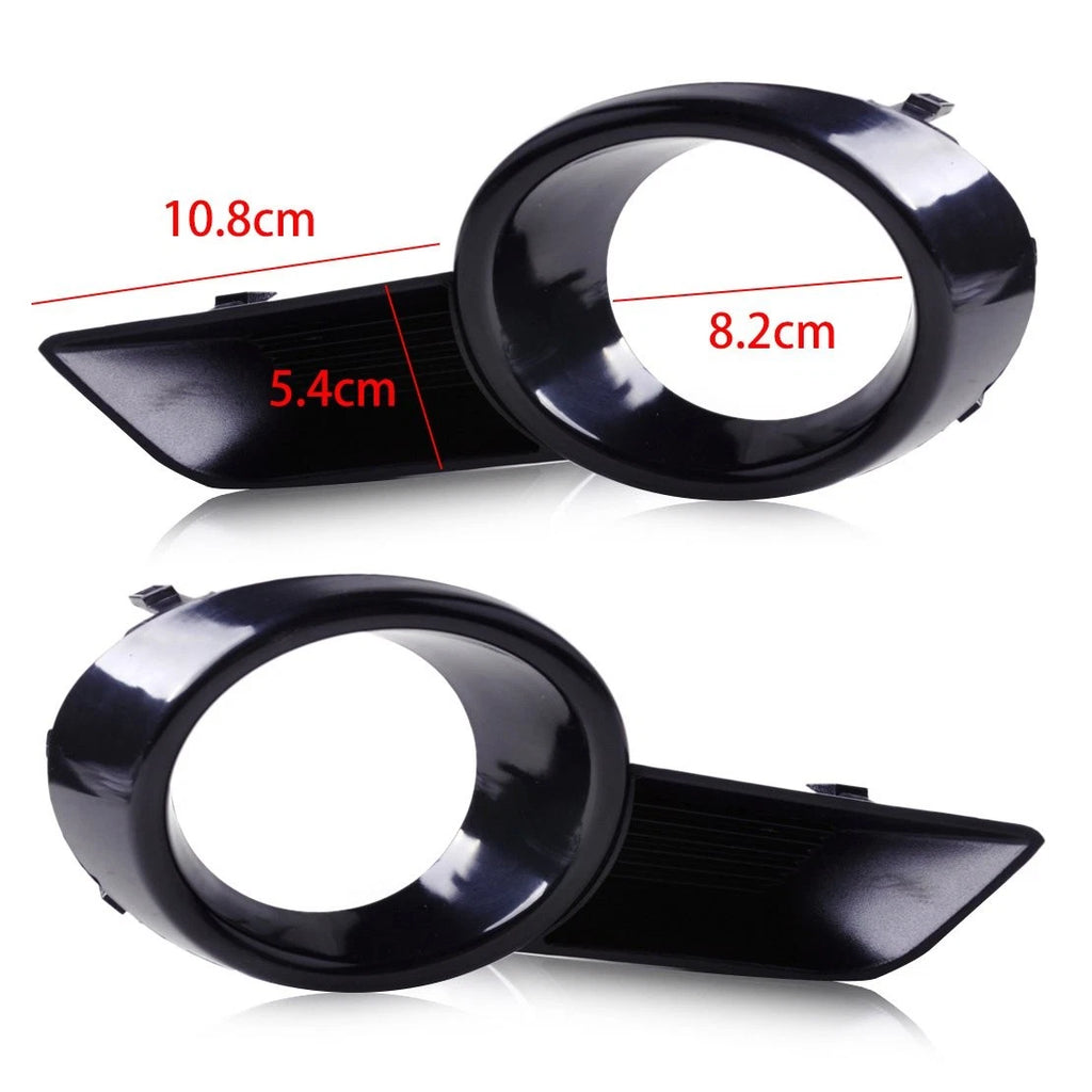Set of 2 Fog Light Lamp Grille Covers for Toyota Highlander (2008–2010)