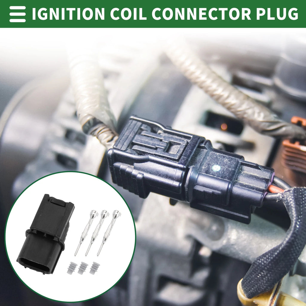 3 Pin Ignition Coil Connector Plug Male for Acura 