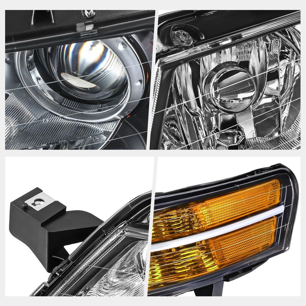 Dual C-Shape LED Tail Brake Lights for Silverado/Sierra (2014–2019)
