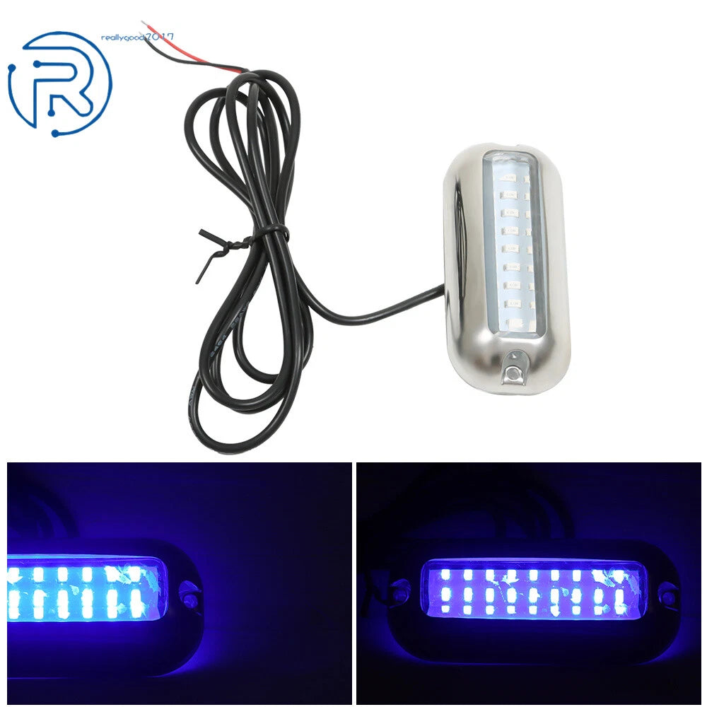 27 LED Underwater Transom Lights for Marine Boat (316 Stainless Steel)