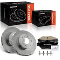 Front Disc Brake Rotors & Ceramic Pads for Ford Crown Victoria (1995–1997)