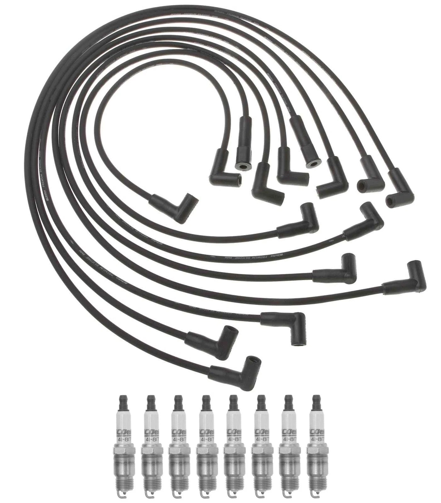 Pro Ignition Wire Set & ACDelco Spark Plug Kit for Malibu Firebird V8 (1997–2002)