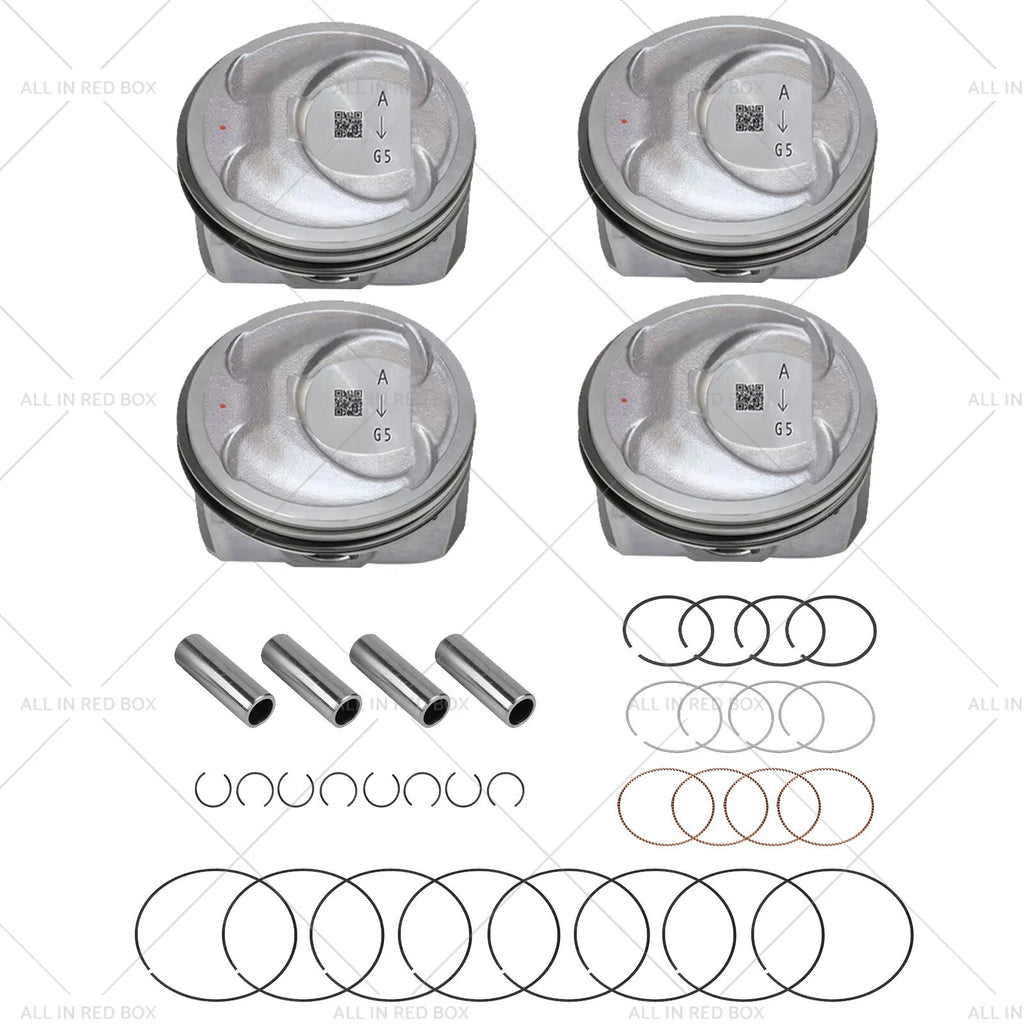 Engine Piston w/ Rings Kit for Kia Sorento, Optima, Hyundai Sonata (2.4L)