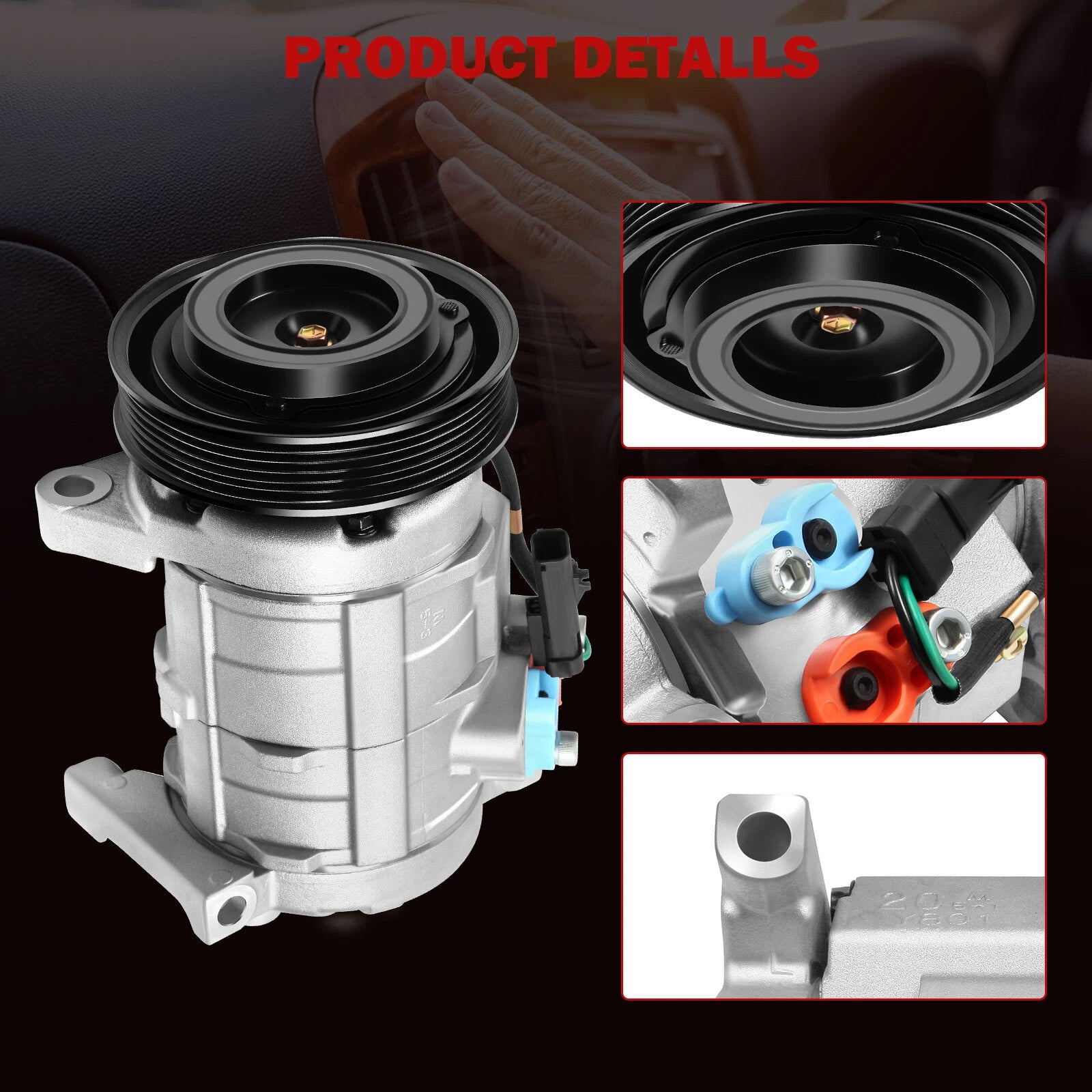 AC Compressor for Dodge Grand Caravan (2001-2007)