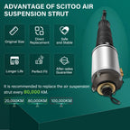 Front Right Air Suspension Strut for Audi A8 D3 S8 (2002–2010) 4E0616040AA