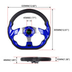 320mm Blue Steering Wheel for EZGO TXT RXV Yamaha Club Car