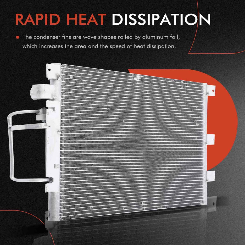 A/C Condenser with Bracket for Chevy Colorado GMC Canyon (2004-2012)
