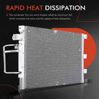 A/C Condenser with Bracket for Chevy Colorado GMC Canyon (2004-2012)