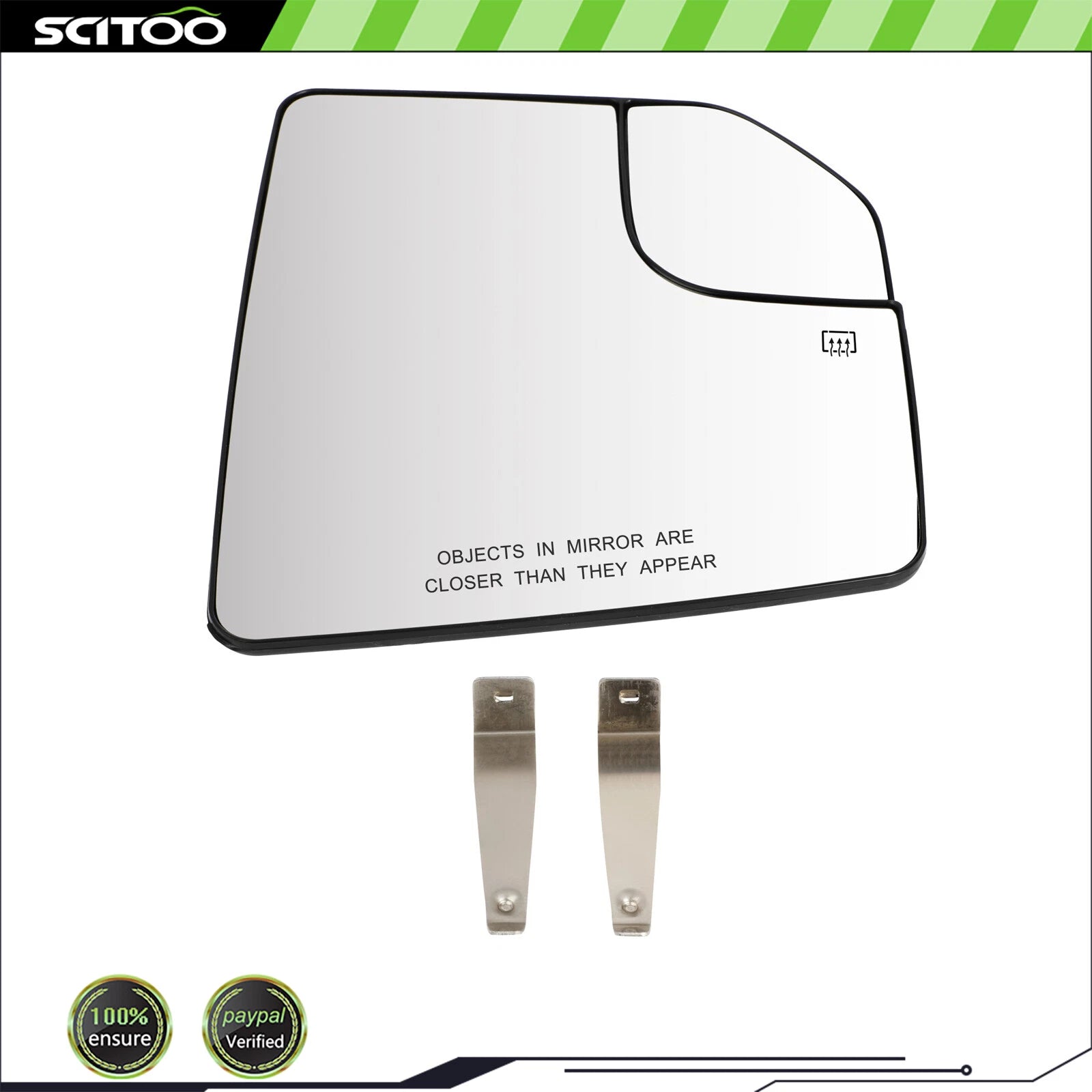 Right Side Mirror Glass for Ford F-150 (2015–2020) Heated