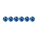 6pcs M5x30mm Blue Titanium Alloy Torx Head Bolts for Bike Motor