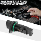 Mass Air Flow Sensor for BMW E46 E39 E38 Plastic Black