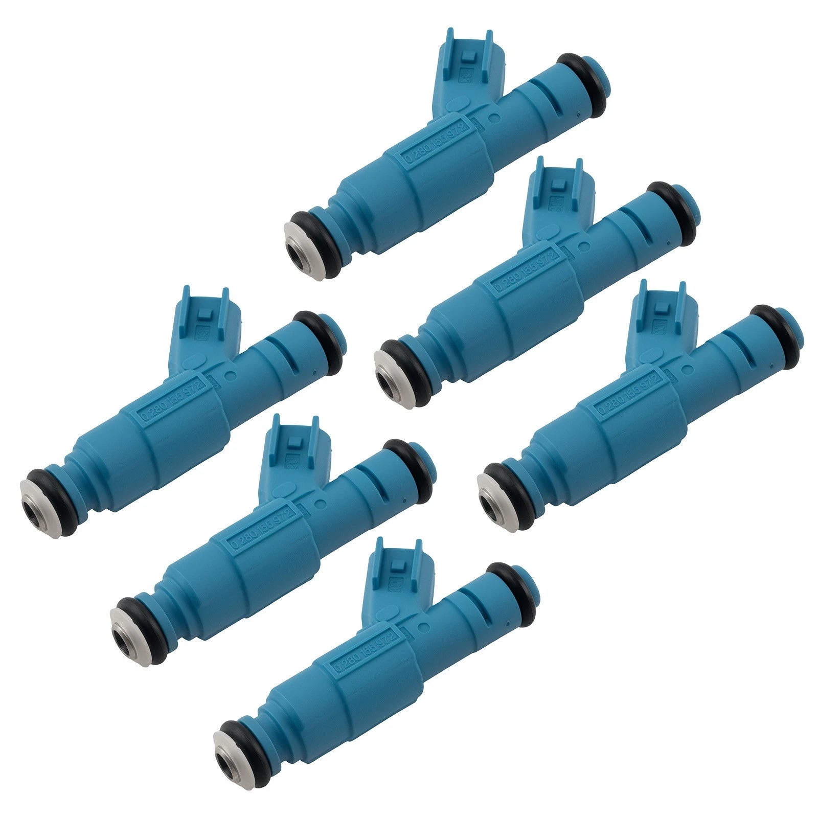 6 Fuel Injectors for Dodge Ram 1500 (2002–2003) 3.7L 3.9L 0280155972 53031099