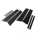 8 Pcs Black Car Door Window Pillar Post Covers for BMW X2 (2018-2021)
