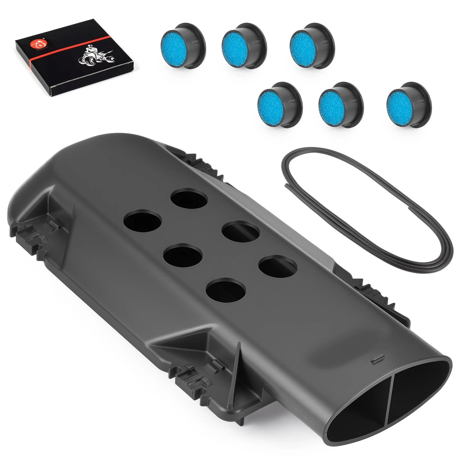 Air Box Cleaner Cover & 1" Filter Vents for Yamaha Banshee 350 (1987–2006)