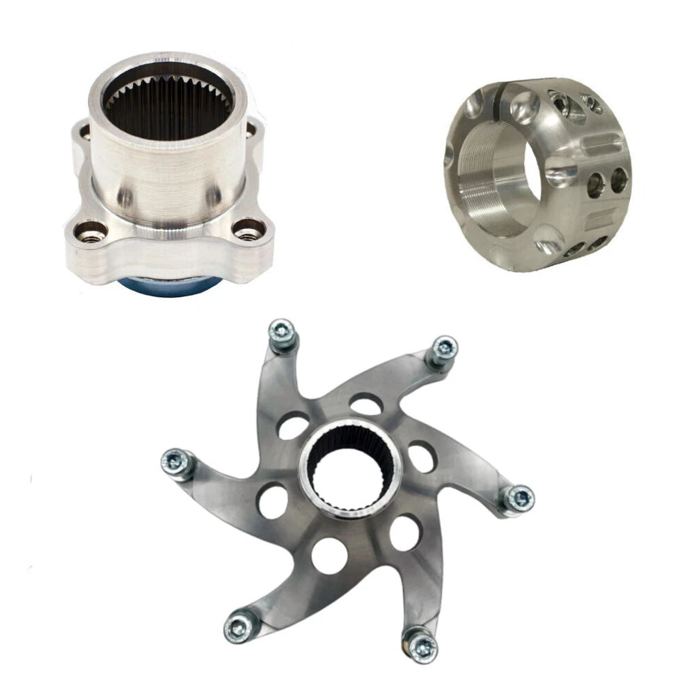 LSR Billet Sprocket Hub + Brake Hub + Lock Nut for Yamaha Banshee