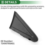 Front Right Side Door Pillar Window Trim for Honda Civic (2012–2015) No. 75490TR0A01