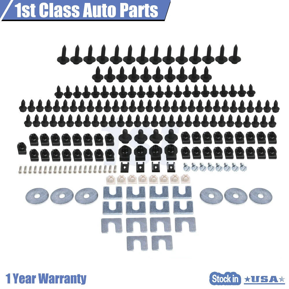 210Pcs Front End Sheet Metal Hardware for Chevy Pickup Truck
