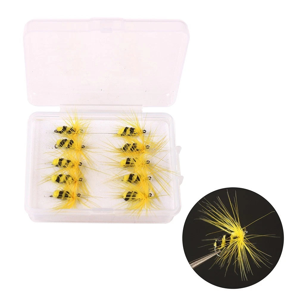 10pcs Fly Fishing Flies Kit for Fishing