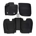 Set of 4 All Weather TPE Carpet Floor Mats for Honda (2015–2020) Black