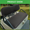 Set of 2 Black Front Seat Cushions for Club Car DS (Fits )