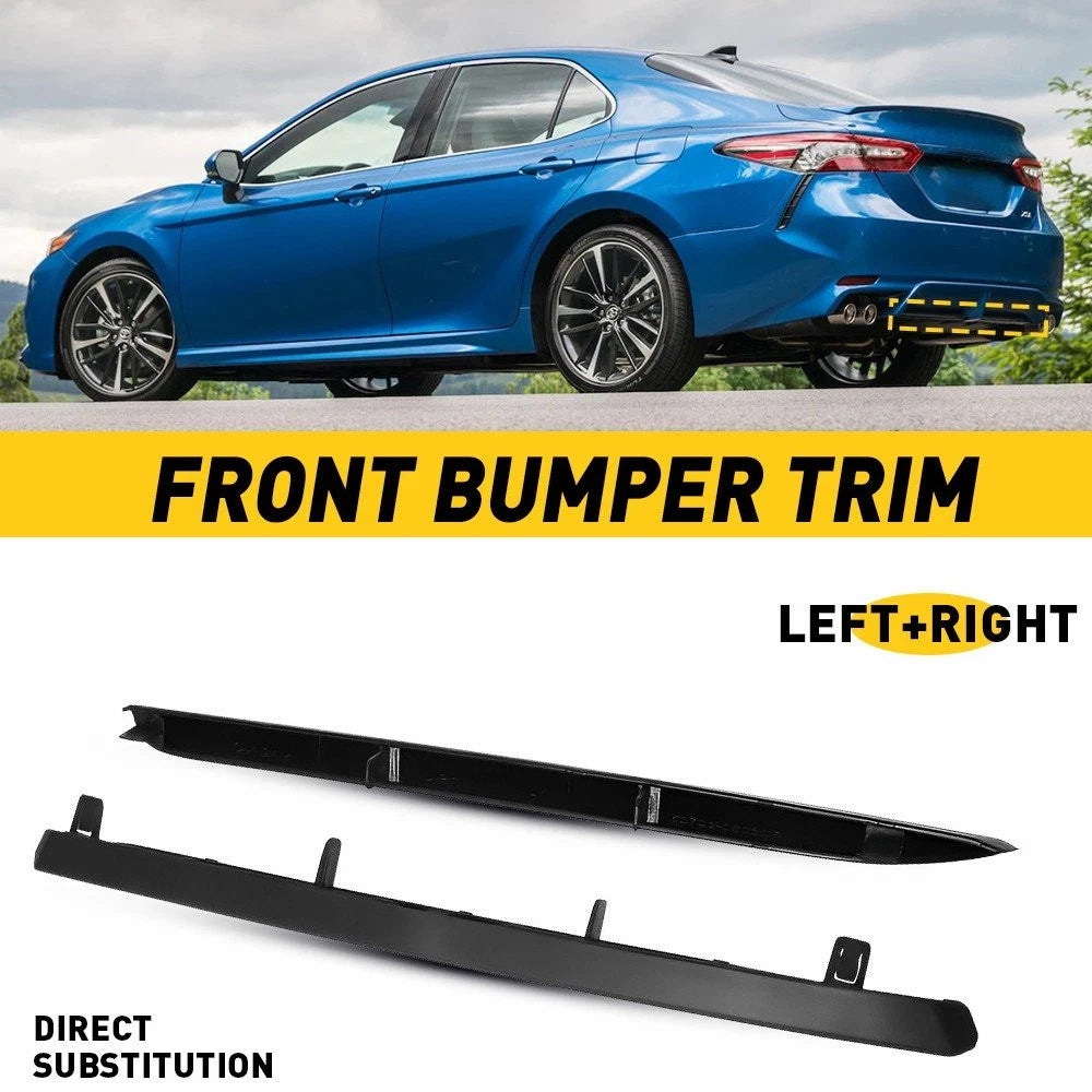2Pcs Rear Bumper Extension Trim for Toyota Camry SE XSE (2018–2020)